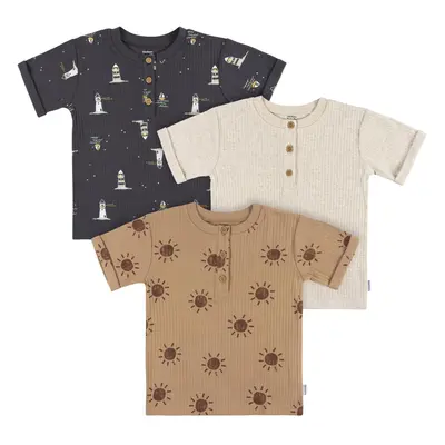 Gerber Baby Boy's Toddler 3-Pack Short Sleeve Pocket Tees Sun