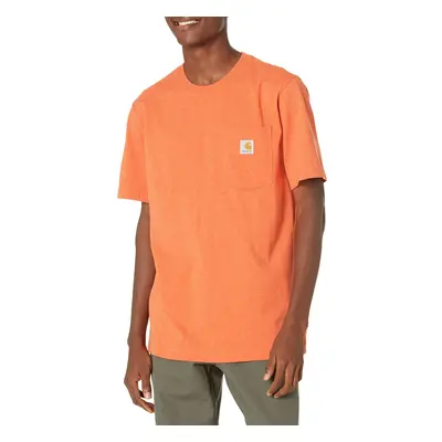 Carhartt mens Loose Fit Heavyweight Short-sleeve Pocket T-shirt Closeo