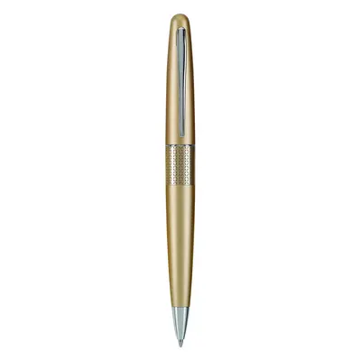 PILOT Metropolitan Collection Ball Point Pen Gold Barrel Zig-Zag Design Medium Point Black Ink (