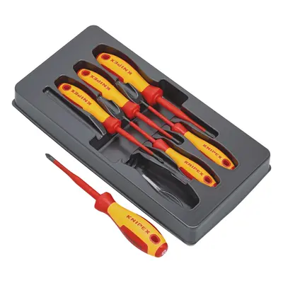 Draper VDE SET OF SCREWDRIVERS PH/PZ 28015 VDE Insulated PhillipsÃ/PozidrivÃ Screwdriver Set