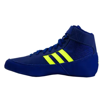 adidas Boy's HVC Wrestling Shoe Ink/Solar Yellow/Ink Little Kid