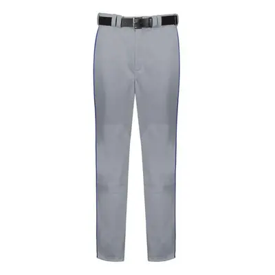 Russell R11LGM.B9R.2XL Adult Piped Diamond Series 2.0 Baseball Pant, Baseball Gray & Royal - 2XL