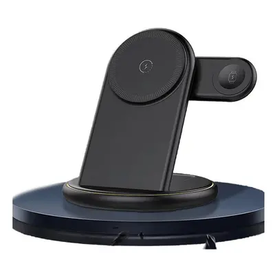 15W Magnetic Wireless Charger Stand: Fast Charging for iPhone 15/14/13, Samsung S24, AirPods, Ap