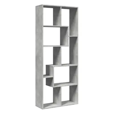 (concrete grey) vidaXL Room Divider Bookcase Shelf Bookshelf Engineered Wood