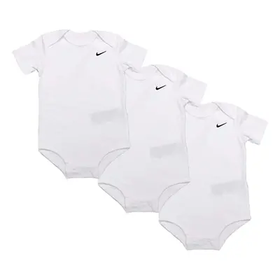 Nike Swoosh Three-Piece Infant Baby Bodysuit Set Months White (3 Mo