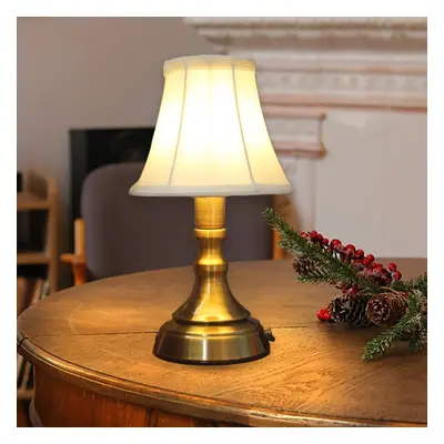 Rechargeable Table Lamp, LED Wireless Table Lamp, Vintage Battery Lamp for Bedroom Dining Table,