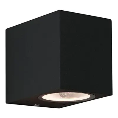 Exterior Wall Light, Zinc, W, Textured Black