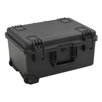 vidaXL Portable Flight Case Portable Protective Case Hard Camera Case Black PP