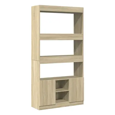 (sonoma oak, x x cm) vidaXL Highboard Sideboard Storage Organiser Cabinet Cupboard Engineered Wo