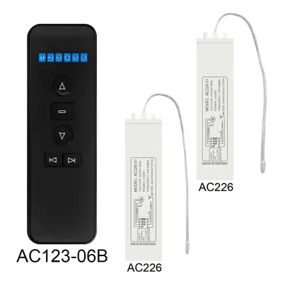 (#4) Remote Control Switch And AC226 Receiver Set Compatible Broadlink Remote Control Set For Sm