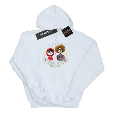 (L, White) Disney Mens Coco Miguel And Hector Hoodie