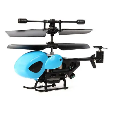 (Blue) 3.5CH Super Mini Infrared RC Helicopter With Gyro Mode