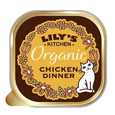 Lily's Kitchen Adult Organic Chicken Dinner Complete Wet Cat Food, x 85g