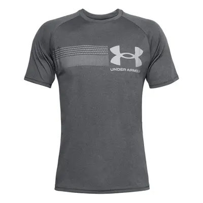 Under Armour Mens UA Tech T-Shirt (Pitch greySteel Small)