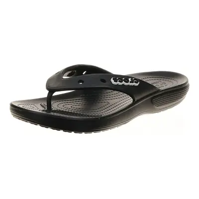 crocs Unisex Mens and Womens classic Flip Flops Black Women11 Men