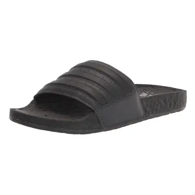 adidas Unisex Adilette Boost Slides Sandal Carbon/Black/Black US