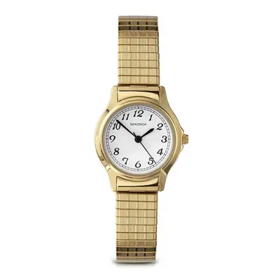 Sekonda Ladies Watch Gold Stainless Steel Bracelet White Dial 4134B