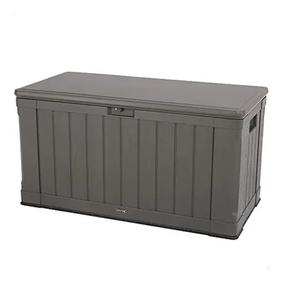 Lifetime 439 Litre (116-Gallon) Storage Box for Indoor or Outdoor Use Rigid Dual-Wall HDPE - Dar