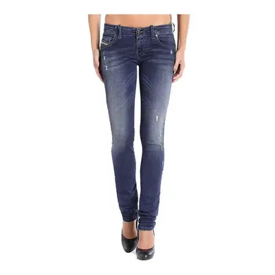 (W27 L28) DIESEL GRUPEE NE 0662L Womens Denim Sweat Jogg Jeans Stretch Super Slim Skinny