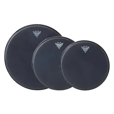 Remo Emperor Black Suede Drumhead Pack