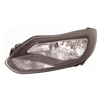 Ford Focus Mk3 Titanium Hatchback Black Headlight Lamp Passenger Side