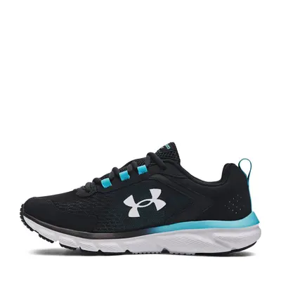 Under Armour Men's Charged Assert (009) Black/Blue Surf/White 10.5