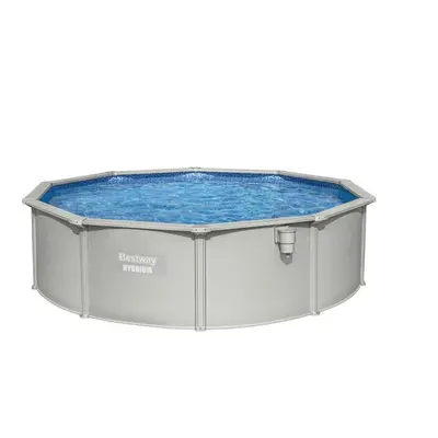 Bestway Hydrium 15ft x 48in Pool Set Above Ground Swimming Pool with Sand Filter Pump