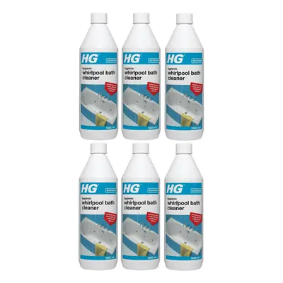 6 x HG Hygienic Whirlpool Bath Cleaner - 1Liter