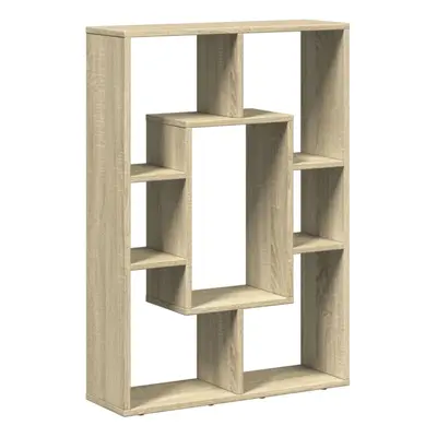 (sonoma oak) vidaXL Bookcase Bookshelf Rack Storage Cabinet Engineered Wood