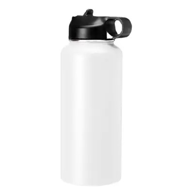 (White) Women 946ML Portable Stainless Steel Thermos Vacuum Cup Outdoor Camping Traveling Water 