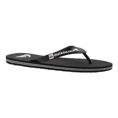 Quiksilver Men's Molokai Point Flip Flop Sandal Black/Black/White