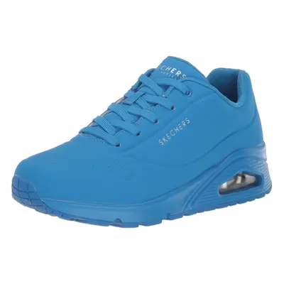 Skechers Women's Uno-Night Shades Sneaker Blue 8.5 Wide