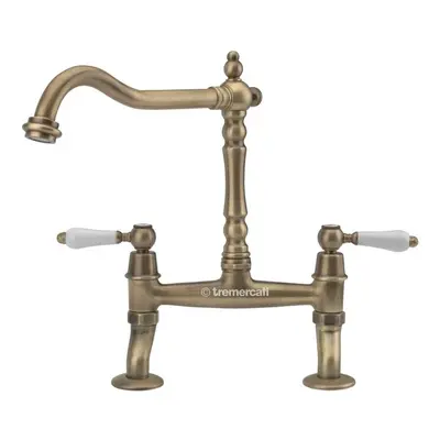 Bridge Sink Mixer - Antique Brass