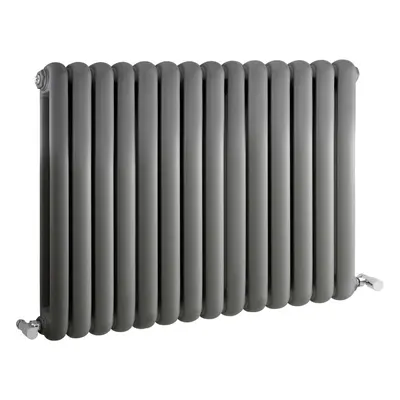 Horizontal Double Panel Radiator - 635mm x 863mm - BTU - Anthracite