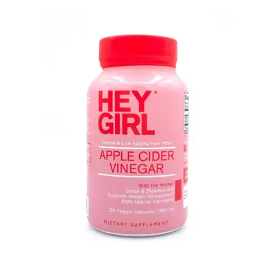 Hey Girl Apple Cider Vinegar Capsules 1560Mg Apple Cider Vinegar Pills, Digestion & Bloating Cap