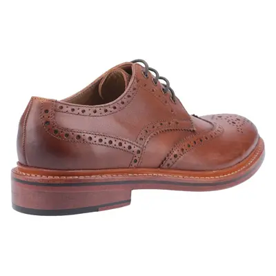 (Brown, (Adults')) Cotswold Quenington Leather Men's Brown Lace-Up Shoes