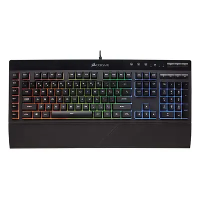 Corsair K55 RGB Gaming Keyboard - IP42 Dust and Water Resistance - Programmable Macro Keys - Ded