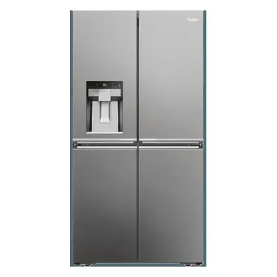 Haier HCR7918EIMP American Fridge Freezer - Platinum Inox