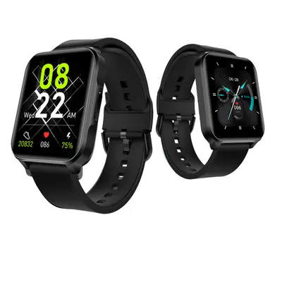 1.69 inch HD 2.5D Borderless Dial Heart Rate Monitor Temperature Measurement Sports Mode Days Lo