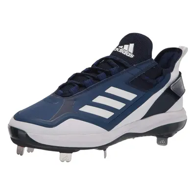 adidas Men's Icon Boost Baseball Shoe White/Team Navy Blue/Mystery