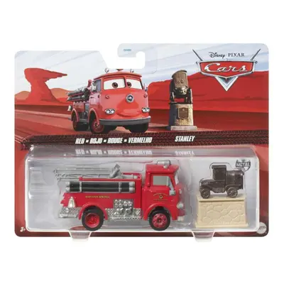 Disney Cars Mattel 1:55 Scale Diecast 2-Pack Red The Fire Truck a