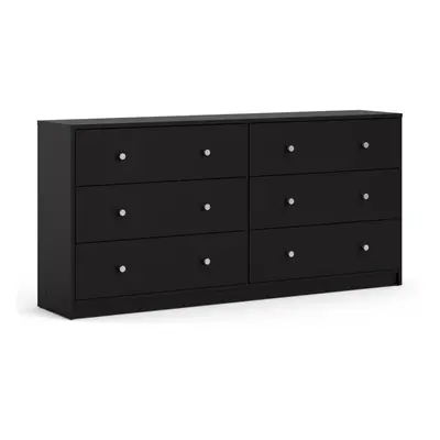 (Black) May Chest of Drawers (3+3)