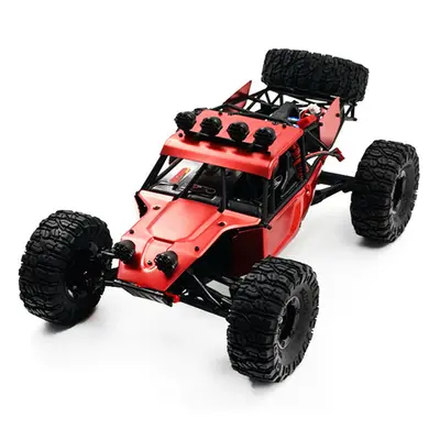 (Red) 1/12 2.4G 4WD Brushless RC Car Metal Body Shell Desert Off-road Truck RTR Toy