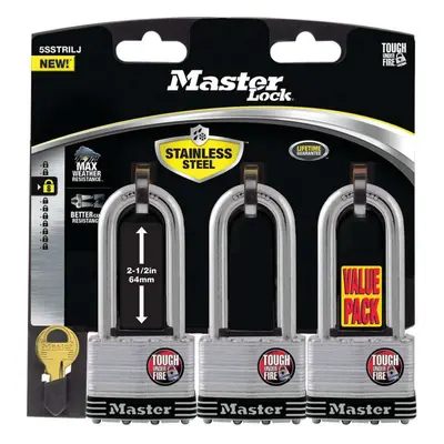 Master Lock Padlock inches Laminated Stainless Steel Pin Cylinder