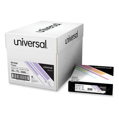 Universal UNV11212 8.5 in. x in. 20-lb. Deluxe Colored Paper - Orchid (500/Ream)