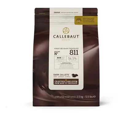 Callebaut Dark 54.5% Dark Chocolate Callets 2.5kg