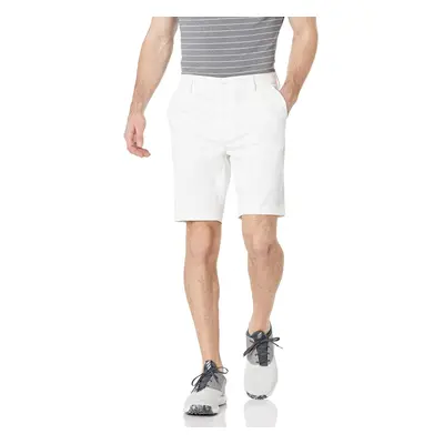 Mens classic-Fit Stretch golf Short (Available in Big & Tall), White