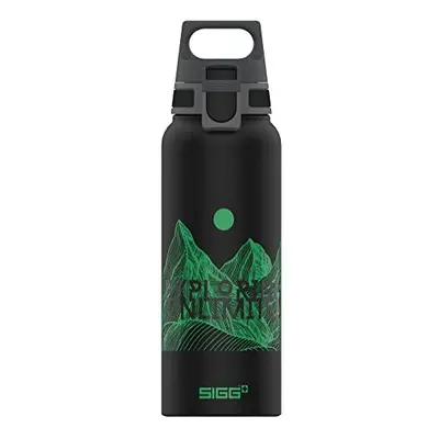 SIGG - Aluminum Water Bottle - WMB Pathfinder Black - Climate Neutral Certified - Leakproof - Li