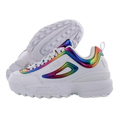 Fila Disruptor II Chrome Womens Shoes Size Color: White/Multicolor