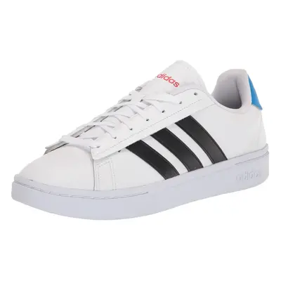 adidas Men's Grand Court Alpha Tennis Shoe White/Core Black/Blue Rush